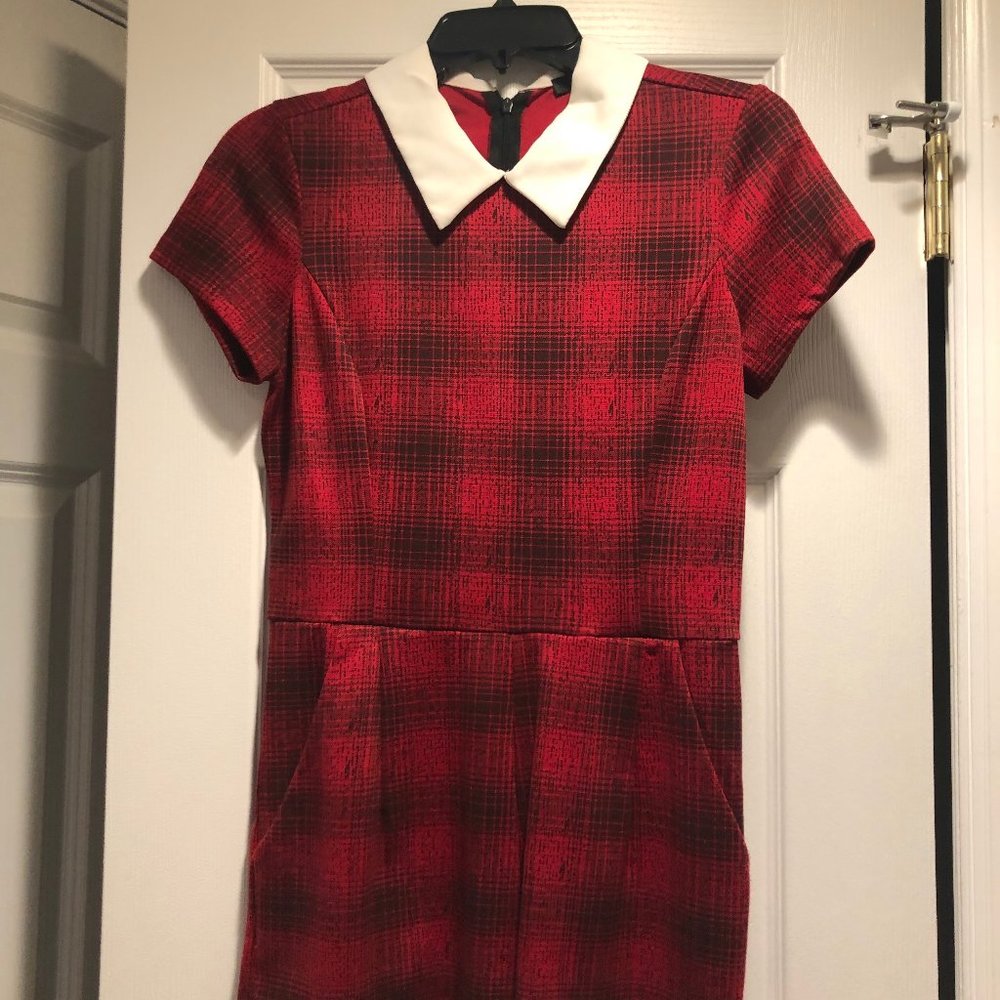 AQUA brand plaid romper